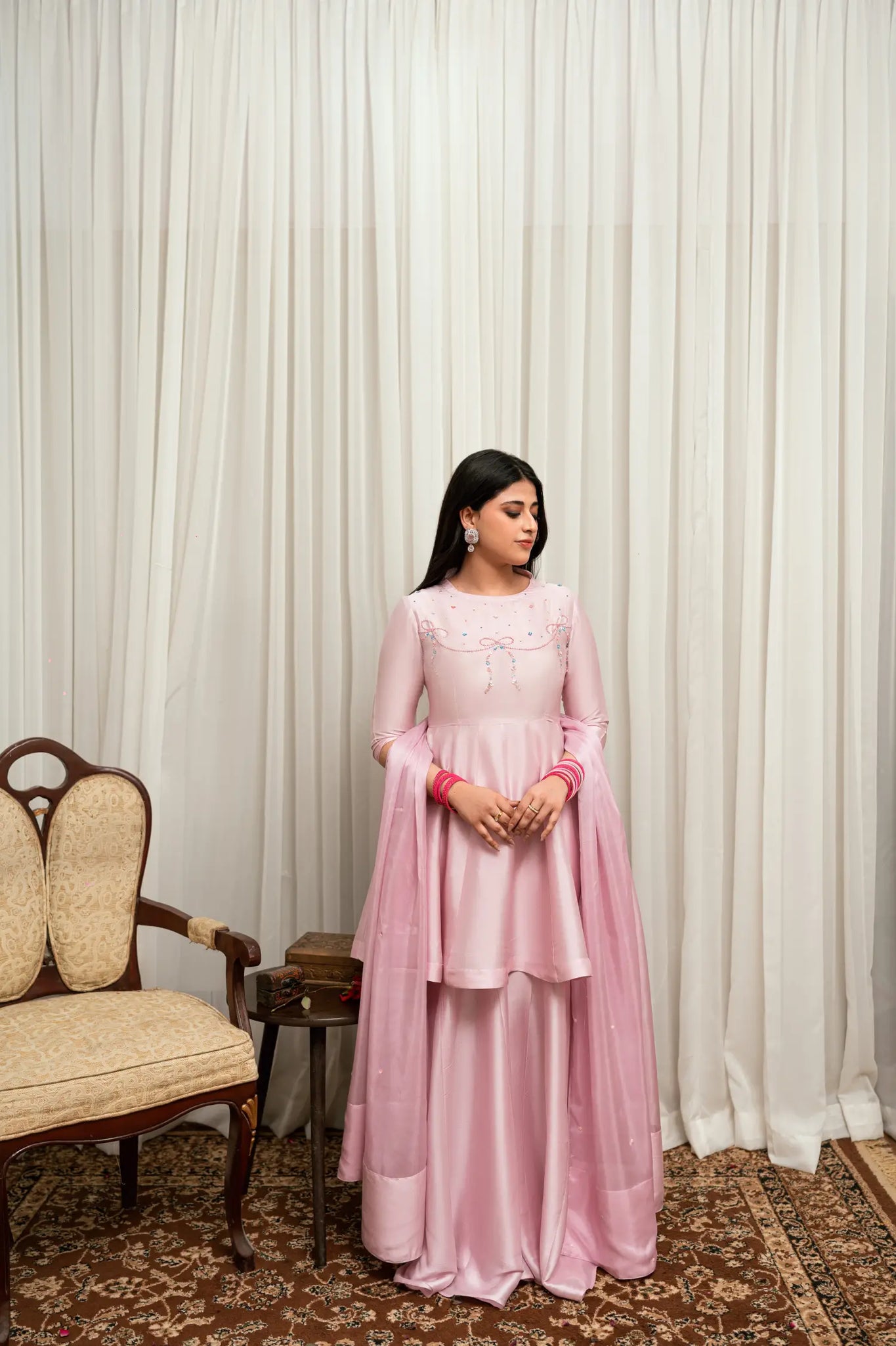 green emerald velvet dress Order of the Eastern Star