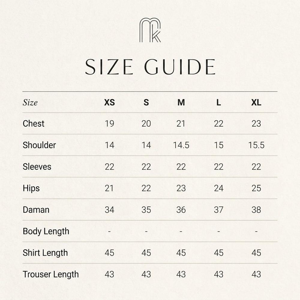 Size Guide Chart