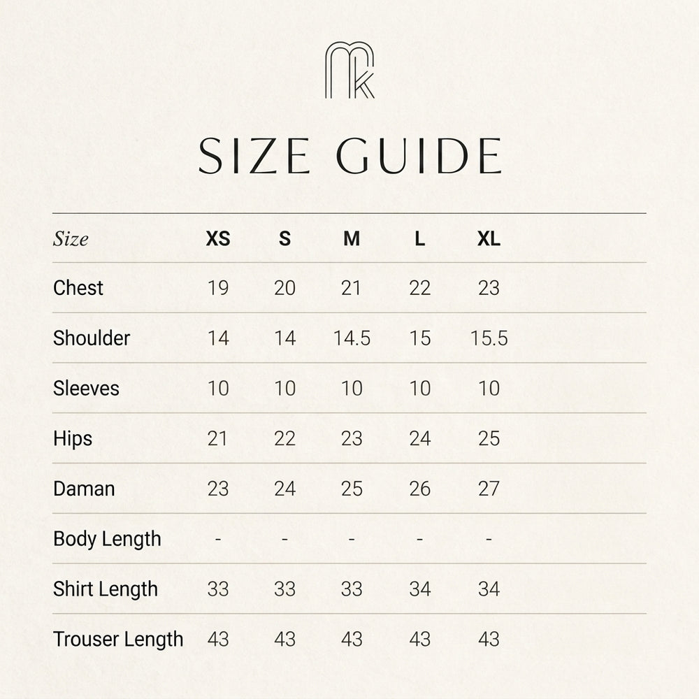 Size Guide Chart