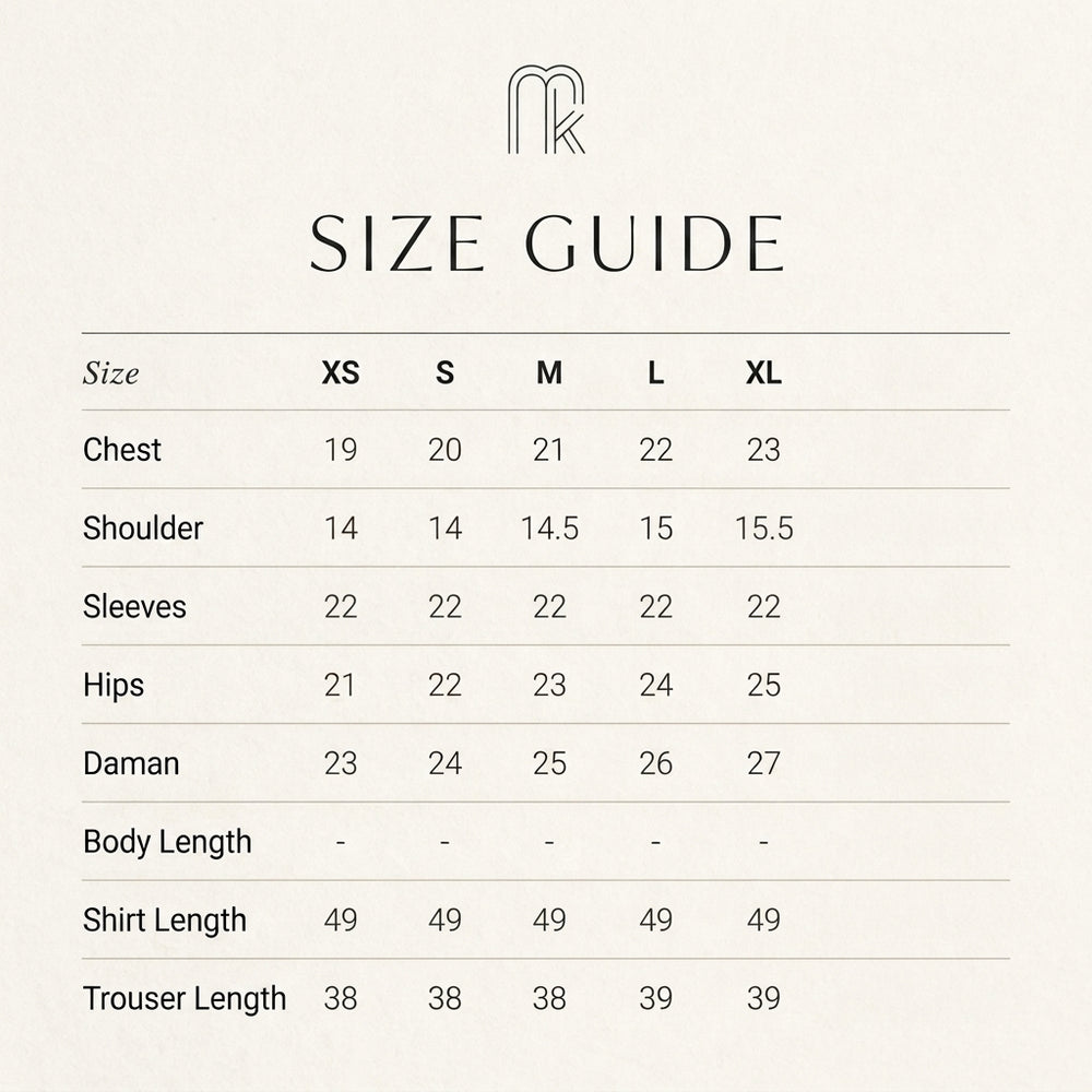 Size Guide Chart
